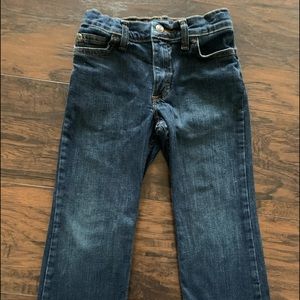 Boys size 5 regular wrangler jeans